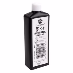Yasutomo Bokuju Liquid Ink 2oz Sumi Ink for Calligraphy and Artwork Black Drawing Ink for use with Japanese Ink Brushes and