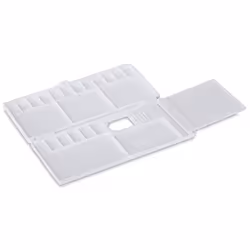 Yasutomo Palette Plastic Fold Up 3 Sections 8 1/4"" x 3 3/4"" x 5/8""