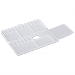 Yasutomo Palette Plastic Fold Up 3 Sections 8 1/4"" x 3 3/4"" x 5/8""