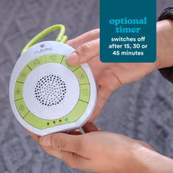 SoundSpa OnâTheâGo Baby Soother Sleep Aid, 4 Soothing Sounds, Adjustable Volume Control and Clip for Prams, Buggies, Strollers, Changing Bags, Car