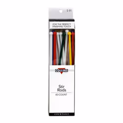 collins Accessories Stir Rods 40 Pack Set of 40 Assorted