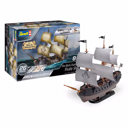 Revell Level 2 Easy-Click Model Kit The Black Diamond Pirate Ship 1/350 Scale Model