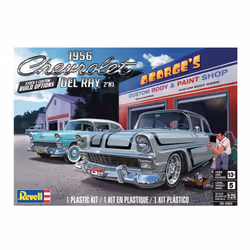 Revell 85-4504 1956 Chevy Del Ray 2N1 Model Car Kit 1:25 Scale 153-Pie