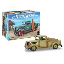 Revell 85-4516 1937 Ford Pickup Truck 2N1 w/Surf Board Model Car Kit 1:25 Scale 162-Piece Skill Level 4 Plastic Model Building Kit  Red