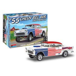 Revell 14519 1955 Chevrolet Bel Air Street Machine 2N1 1:24 Scale 92-Piece Skill Level 4 Model Car Building Kit  White