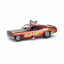 Revell 14528 '70 Plymouth Duster Funny Car 1:24 Scale 100-Piece Skill Level 4 Model Car Building Kit  Clear White