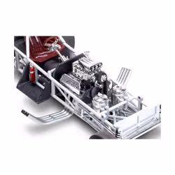 Revell 14528 '70 Plymouth Duster Funny Car 1:24 Scale 100-Piece Skill Level 4 Model Car Building Kit  Clear White