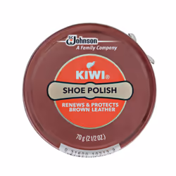 Kiwi Wax Shoe Polish  Giant Size 2.5 oz  Brown