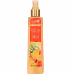 Calgon Hawaiian Ginger Fragrance Body Mist 8 oz (Pack of 4)