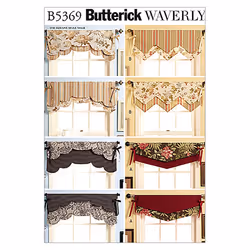 BUTTERICK PATTERNS B5369 Fast & Easy Reversible Valances