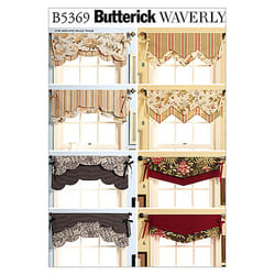 BUTTERICK PATTERNS B5369 Fast & Easy Reversible Valances