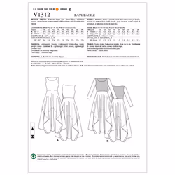 VOGUE PATTERNS V1312B50 Misses' Dress Sewing Pattern  Size B5 (8-10-12