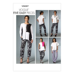 VOGUE PATTERNS V9067 Misses' Top and Pants Sewing Template  ZZ (LRGXL