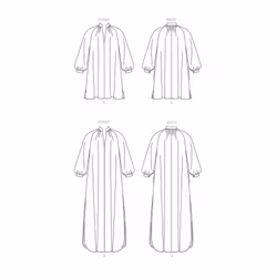 Vogue Misses LooseFitting Dress  Code V1803 Sewing Pattern Kit  Sizes XSM  Multicolor