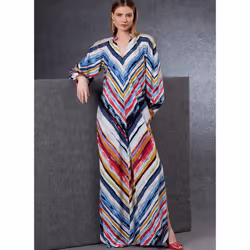 Vogue Misses LooseFitting Dress  Code V1803 Sewing Pattern Kit  Sizes XSM  Multicolor