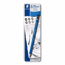 STAEDTLER Lumograph Graphite Drawing and Sketching Pencils 100G6 Set