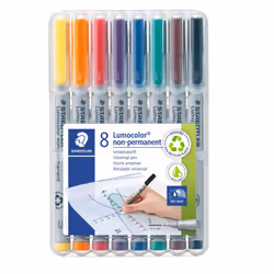STAEDTLER Lumocolor Watersoluble Marker Sf 311 WP8 ST 8 count (Pack