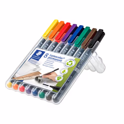 STAEDTLER Lumocolor Universal Pen  Broad Chisel  Felt Tip  Permanent M