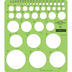 Staedtler Combo Circle Template 977 110
