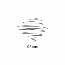 STAEDTLER Triplus Fineline 334 - Superfine Tip 0.3 mm Silver-Grey