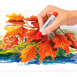Staedtler Karat 2420 C24 Oil Pastels - Assorted Colours (Pack of 24)