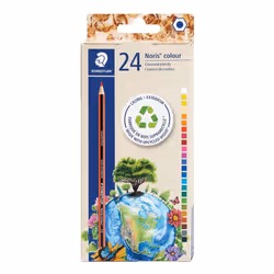 STAEDTLER Colored Pencils  Premium Quality Extruded Coloring Pencils with Break-Resistant Lead  Box of 24