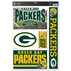 Wincraft NFL Green Bay Packers 03734012 Multi Use Decal  11"" x 17""