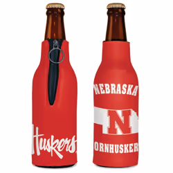 NCAA Nebraska Cornhuskers Bottle Cooler Team Colors One Size