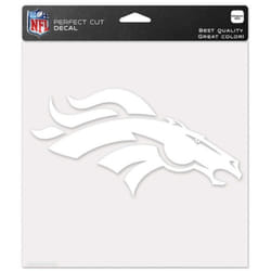 NFL Denver Broncos WCR25662061 Perfect Cut Decals  8"""" x 8""""