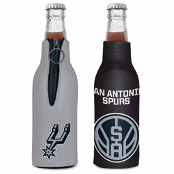 WinCraft NBA San Antonio Spurs Bottle Cooler Team Colors One Size