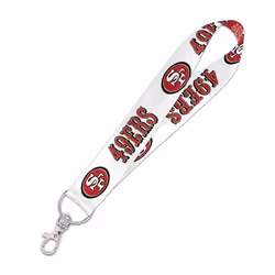 WinCraft NFL San Francisco 49ers Lanyard Key Strap, 1