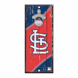 St. Louis Cardinals Sign Wood 5x11 Bottle Opener