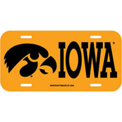 Iowa Hawkeyes License Plate