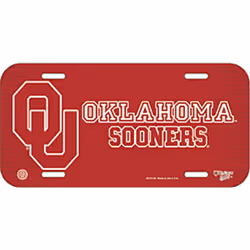 Oklahoma Sooners License Plate