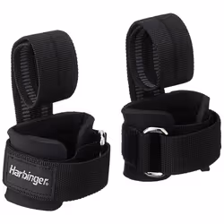 Unisex Pro Harbinger Big Grip Padded Lifting Straps Weight Lifting Strength Training Equipment Black Pack o, Black, One Size  ...