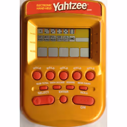 Yahtzee Electronic Hand-held [Gold]