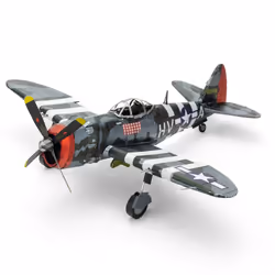 Metal Earth P-47 Thunderbolt Aircraft Assembly kit