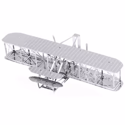Metal Earth Wright Brothers Airplane, Fixed-wing aircraft model, Assembly kit, Wright Brothers Airplane, Any gender, Metal, M ...