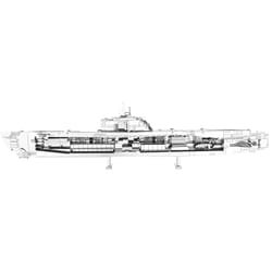 Metal Earth German U-boat Type XXI Submarine model Assembly kit