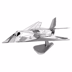 Metal Earth F-117 Nighthawk, Fixed-wing aircraft model, Assembly kit, Lockheed F-117 Nighthawk, Any gender, Metal, Intermedia ...