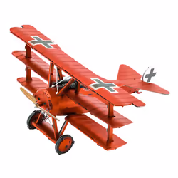 Metal Earth Fokker Dr.I Triplane, Fixed-wing aircraft model, Assembly kit, Fokker Dr.I, Any gender, Metal, Intermediate