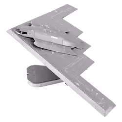 Metal Earth B-2A Spirit, Fixed-wing aircraft model, Assembly kit, B-2A Spirit, Any gender, Metal, Military aircraft