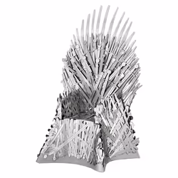 Metal Earth Iron Throne, Building set, Boy/Girl, Metal, Game of Thrones, Stainless steel, 1 pc(s)