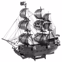 Metal Earth Black Pearl, Sailing ship model, Assembly kit, Black Pearl, Any gender, Metal, Intermediate