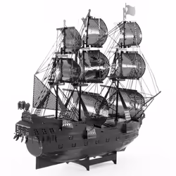 Metal Earth Black Pearl Sailing ship model Assembly kit