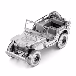 Metal Earth Willys Overland Military car model Assembly kit