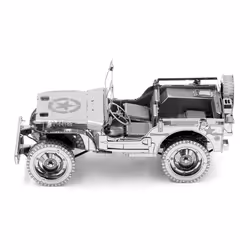 Metal Earth Willys Overland Military car model Assembly kit