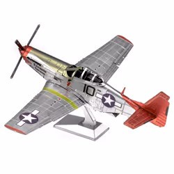Metal Earth Tuskegee Airmen P-51D Mustang Fixed-wing aircraft model Assembly kit