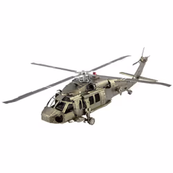 Metal Earth Black Hawk, Fixed-wing aircraft model, Assembly kit, UH-60 Black Hawk, Any gender, Metal, Moderate