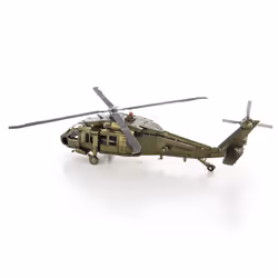 Metal Earth Black Hawk Fixed-wing aircraft model Assembly kit